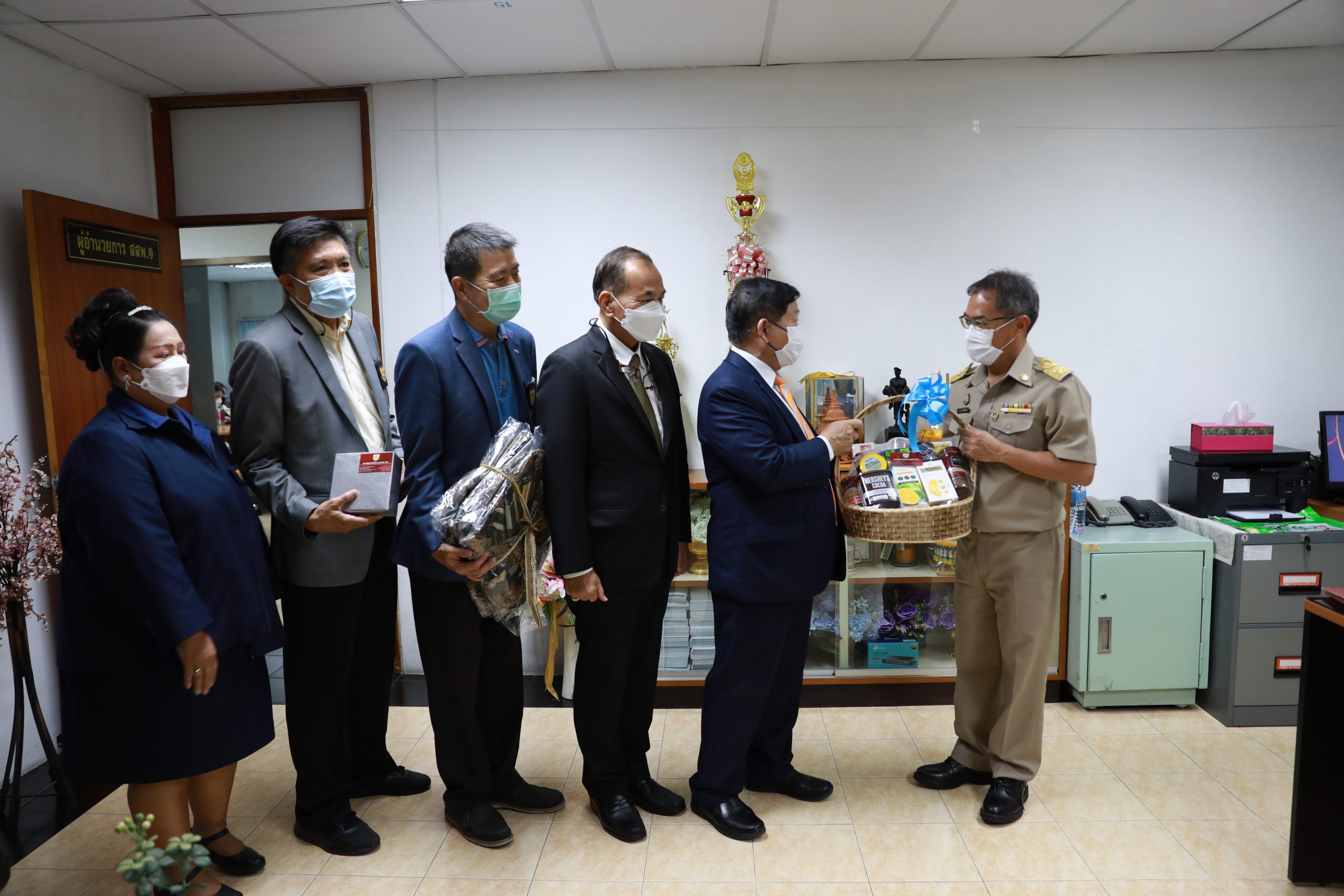 สอ.ตร. เข้าพบแสดงความขอบคุณ นายปรัชญา ดิลกสัตยา